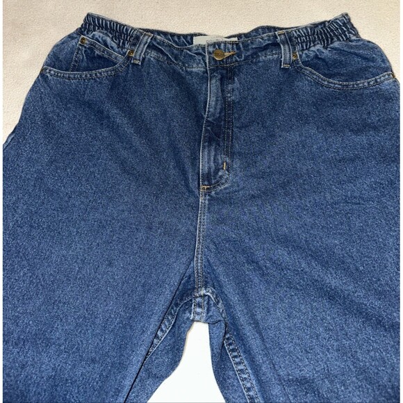 LL Bean Double L Jeans Women’s 16P Blue Comfort Waist Relaxed Fit - Picture 3 of 11